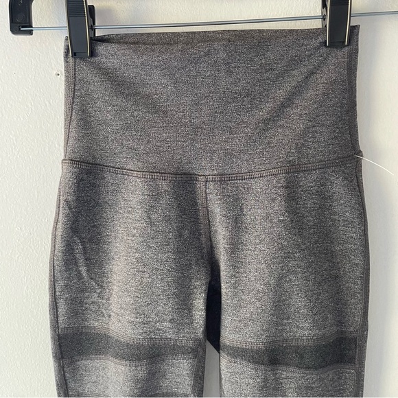 Lululemon wunder under full length tech mesh gray leggings tights 37818 - Picture 5 of 9